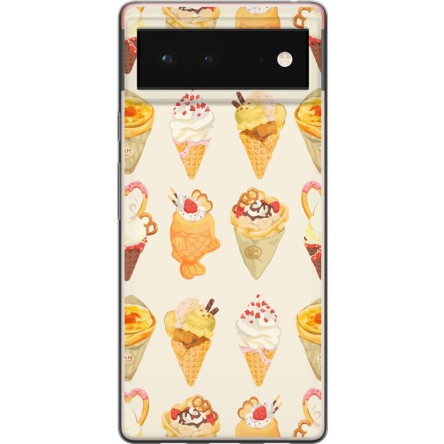 Mobildeksel til Google Pixel 6 med Glassig motiv