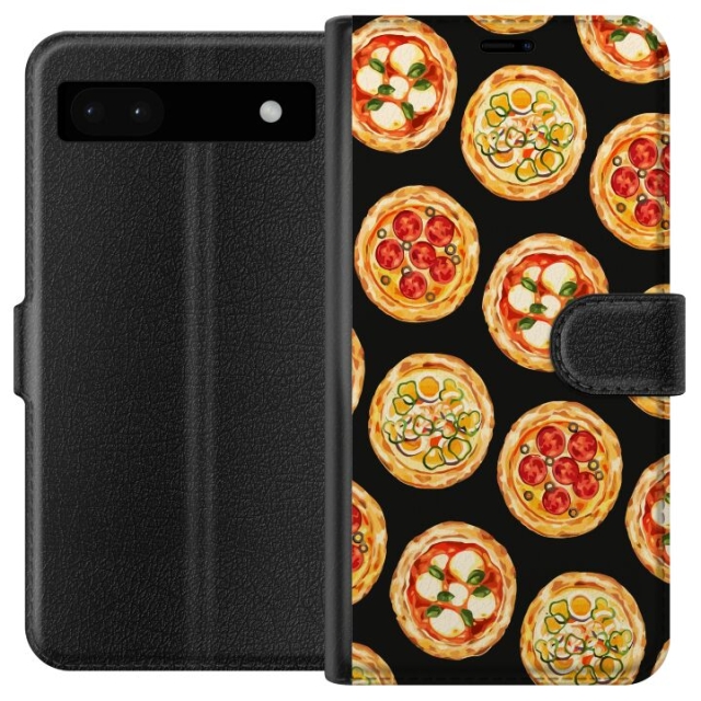 Lommeboketui til Google Pixel 6a med Pizza motiv