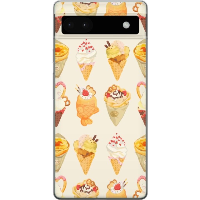 Mobildeksel til Google Pixel 6a med Glassig motiv