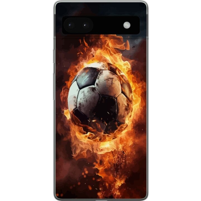 Mobildeksel til Google Pixel 6a med Fotball motiv