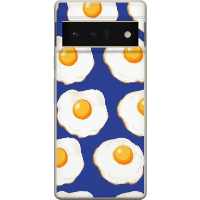 Mobildeksel til Google Pixel 6 Pro med Stekte egg motiv