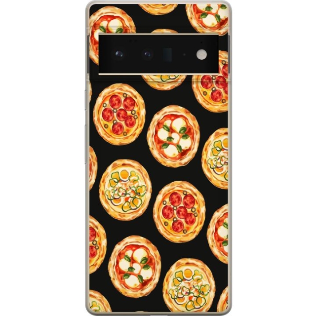 Mobildeksel til Google Pixel 6 Pro med Pizza motiv