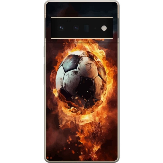 Mobildeksel til Google Pixel 6 Pro med Fotball motiv