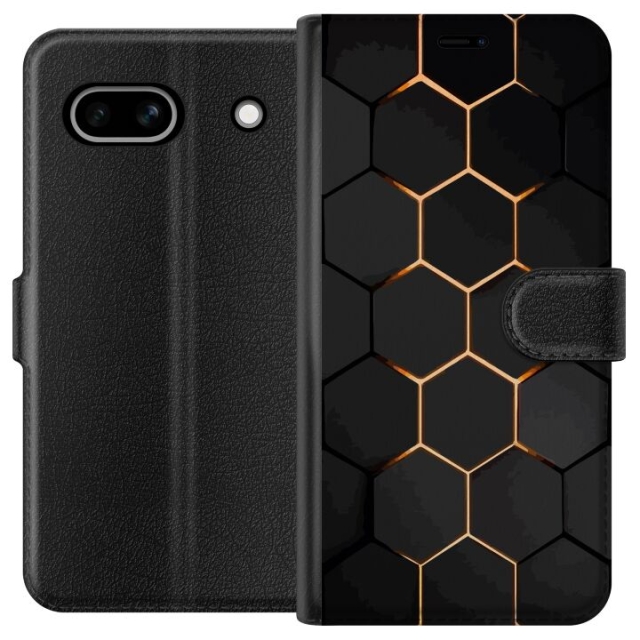 Lommeboketui til Google Pixel 7a med Luksuriøst Mønster motiv