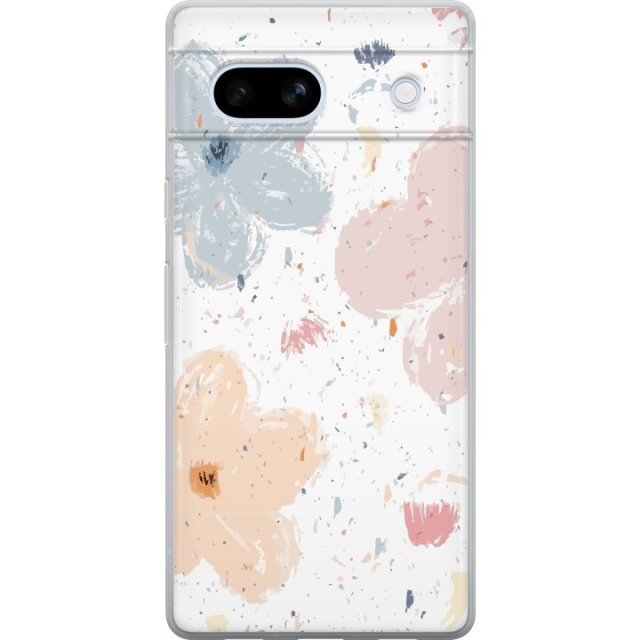 Mobildeksel til Google Pixel 7a med Blomster motiv