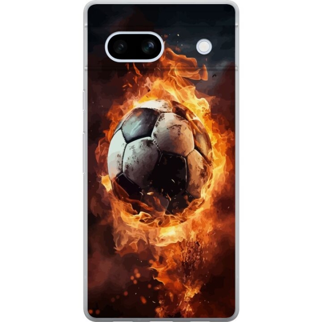 Mobildeksel til Google Pixel 7a med Fotball motiv