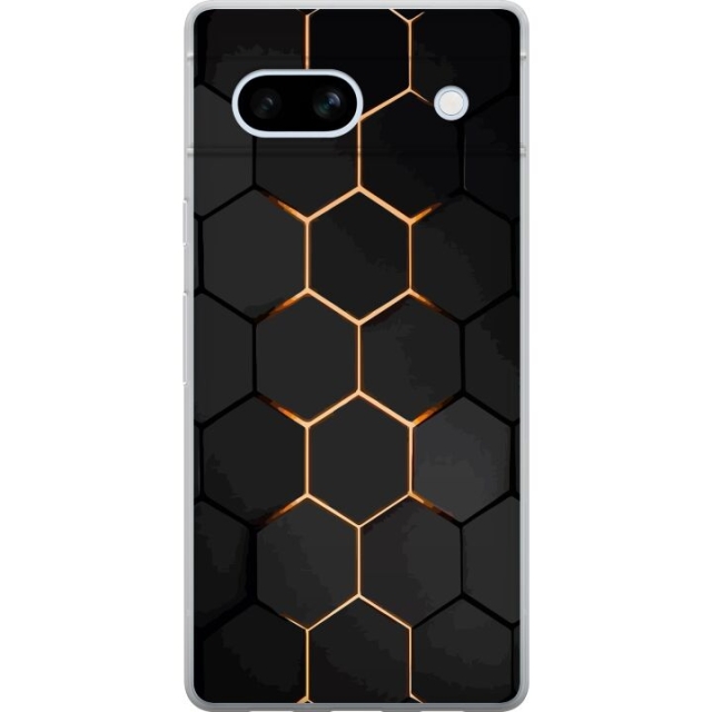 Mobildeksel til Google Pixel 7a med Luksuriøst Mønster motiv