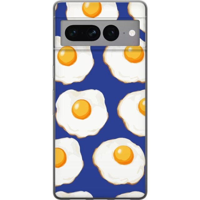Mobildeksel til Google Pixel 7 Pro med Stekte egg motiv