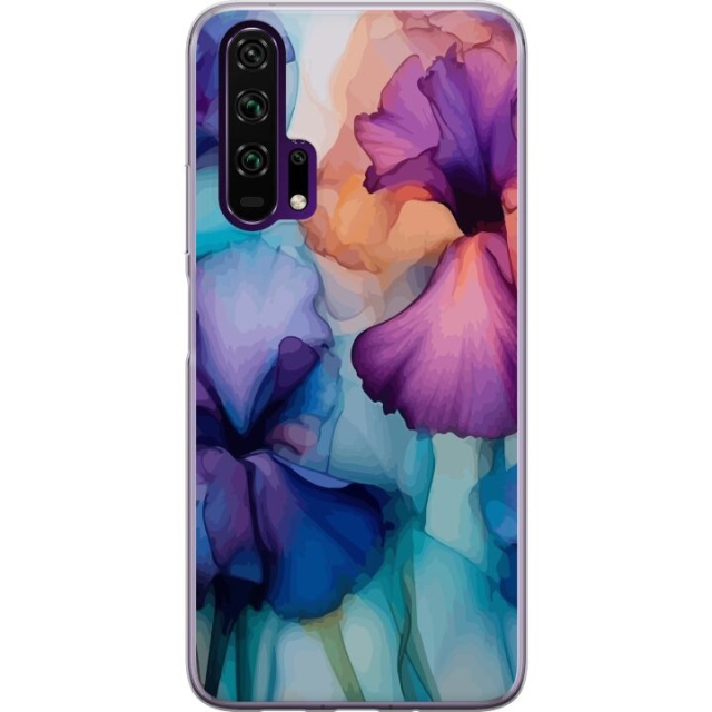 Mobildeksel til Honor 20 Pro med Magiske blomster motiv