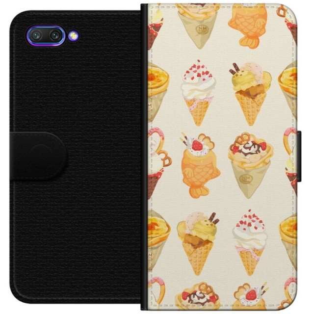 Lommeboketui til Honor 10 med Glassig motiv