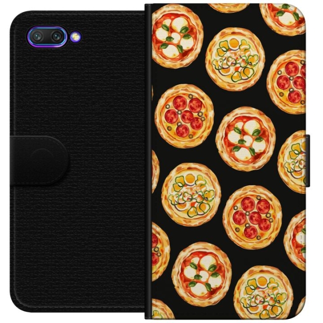 Lommeboketui til Honor 10 med Pizza motiv