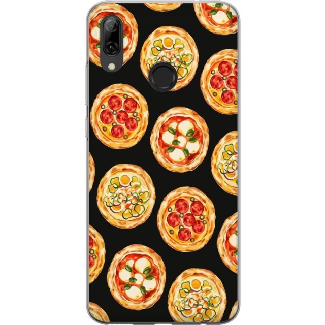 Mobildeksel til Huawei P smart 2019 med Pizza motiv