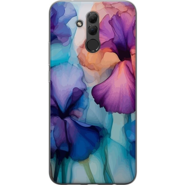 Mobildeksel til Huawei Mate 20 lite med Magiske blomster motiv