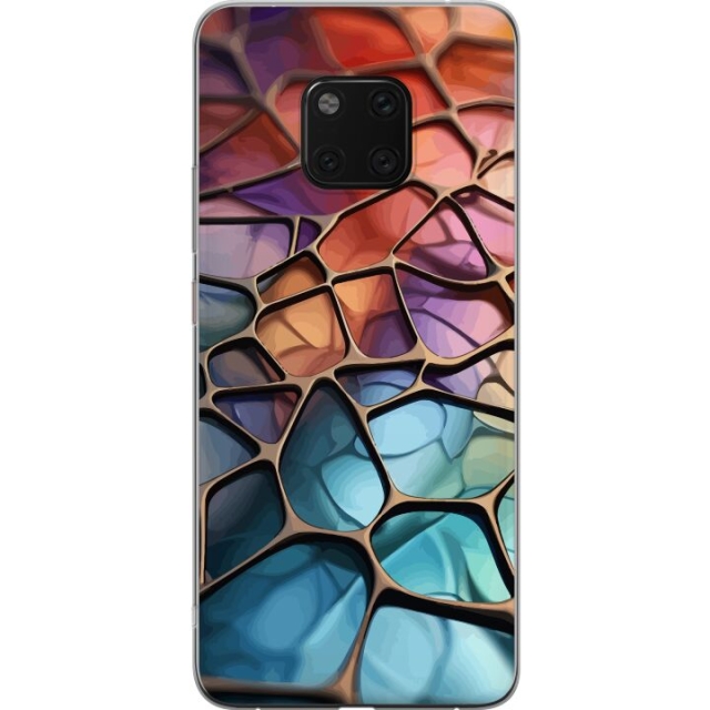 Mobildeksel til Huawei Mate 20 Pro med Metalliskt mønster motiv