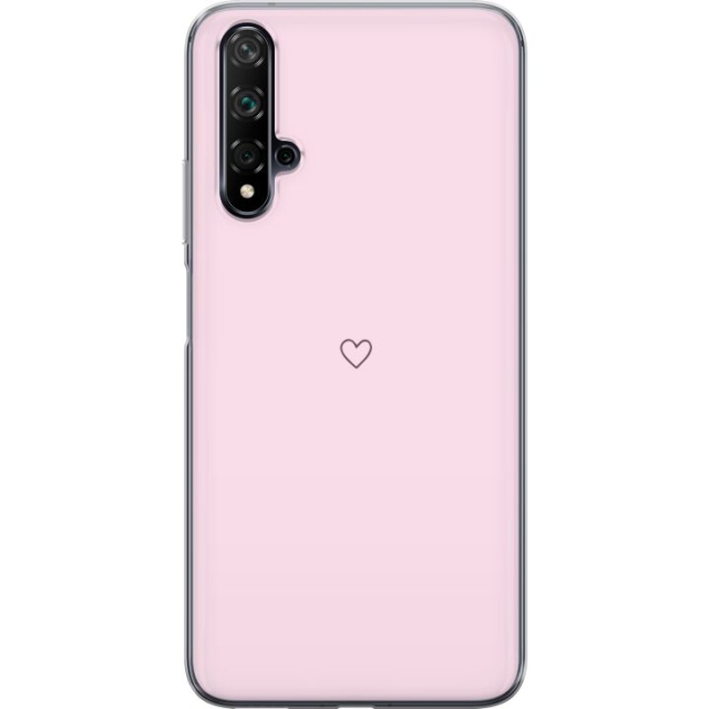 Mobildeksel til Huawei nova 5T med Hjerte motiv