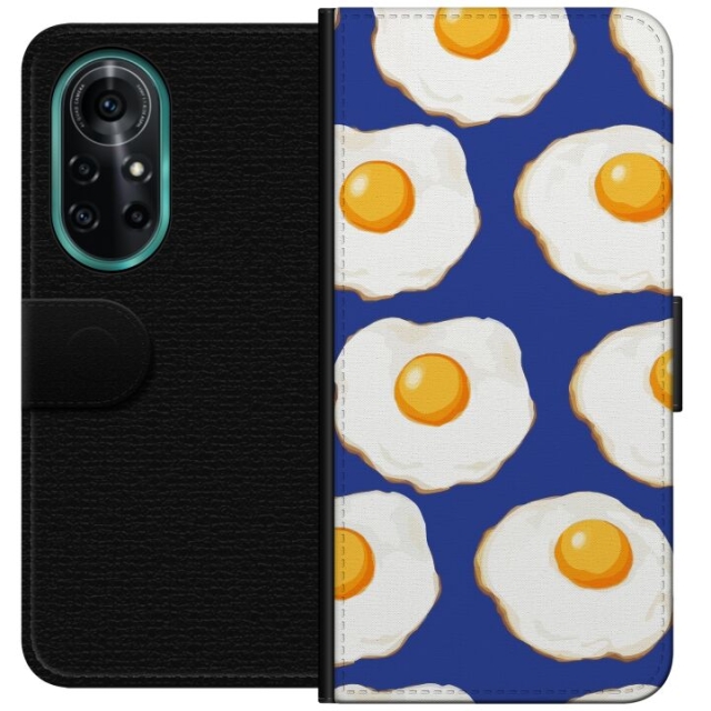 Lommeboketui til Huawei nova 8 Pro med Stekte egg motiv
