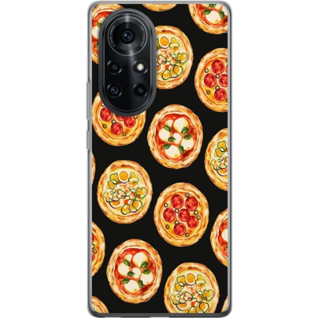 Mobildeksel til Huawei nova 8 Pro med Pizza motiv