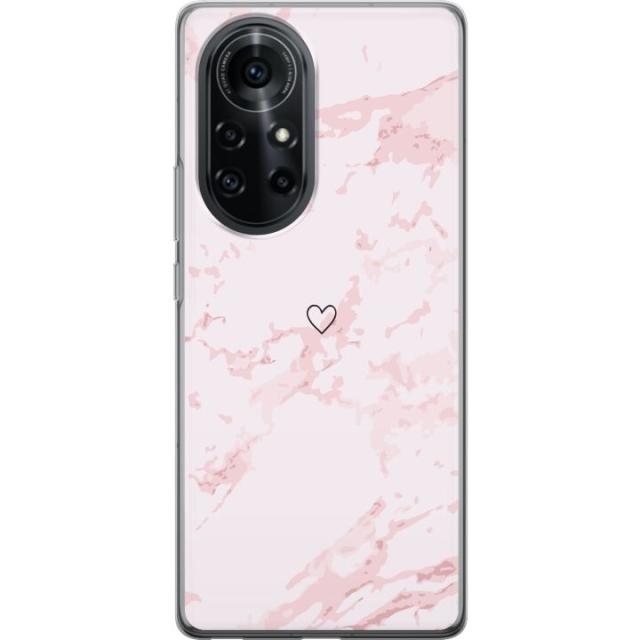 Mobildeksel til Huawei nova 8 Pro med Rosa Hjerte motiv