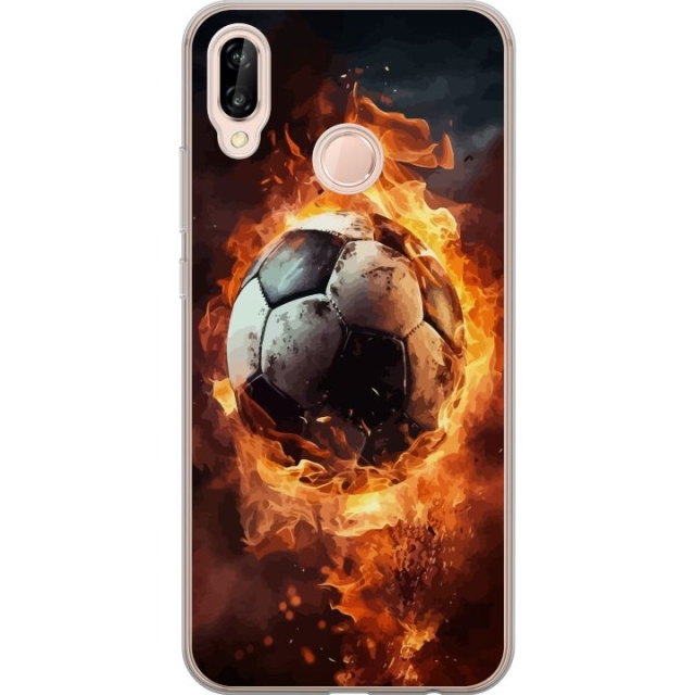 Mobildeksel til Huawei P20 lite med Fotball motiv