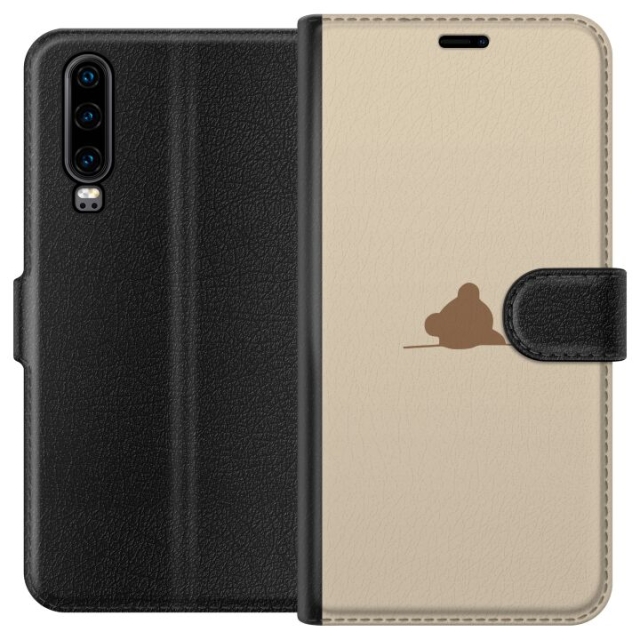 Lommeboketui til Huawei P30 med Nalle motiv