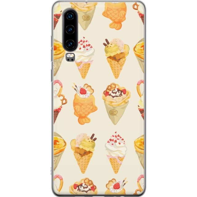 Mobildeksel til Huawei P30 med Glassig motiv