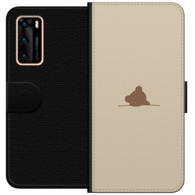 Lommeboketui til Huawei P40 med Nalle motiv