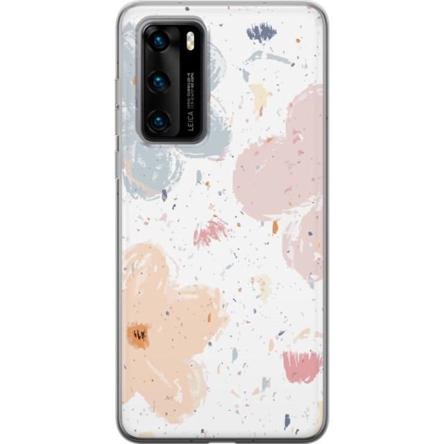 Mobildeksel til Huawei P40 med Blomster motiv