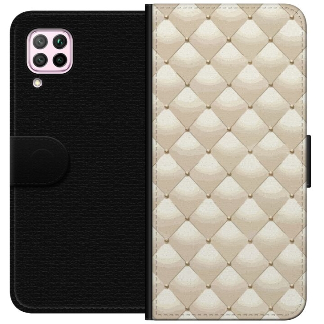 Lommeboketui til Huawei P40 lite med Gullglans motiv