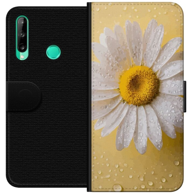 Lommeboketui til Huawei P40 lite E med Porselensblomst motiv