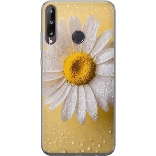 Mobildeksel til Huawei P40 lite E med Porselensblomst motiv
