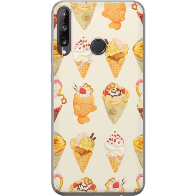 Mobildeksel til Huawei P40 lite E med Glassig motiv