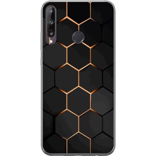 Mobildeksel til Huawei P40 lite E med Luksuriøst Mønster motiv