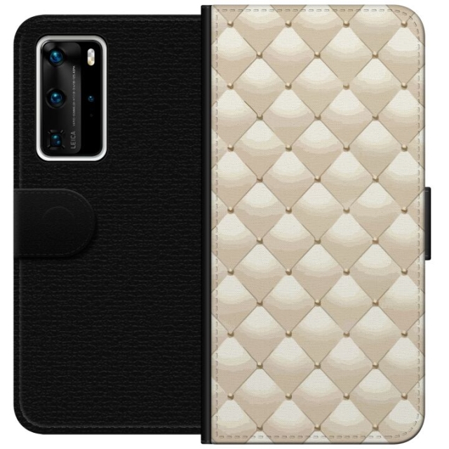 Lommeboketui til Huawei P40 Pro med Gullglans motiv