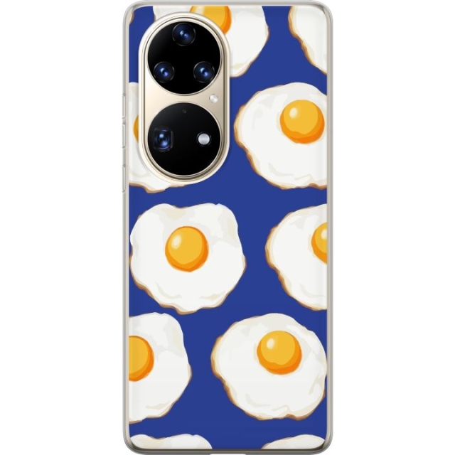 Mobildeksel til Huawei P50 Pro med Stekte egg motiv
