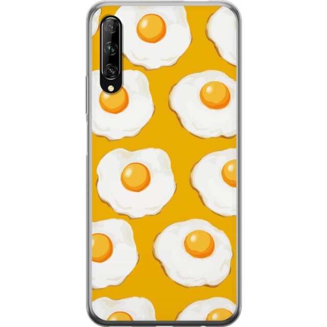 Mobildeksel til Huawei P smart Pro 2019 med Stekt egg motiv