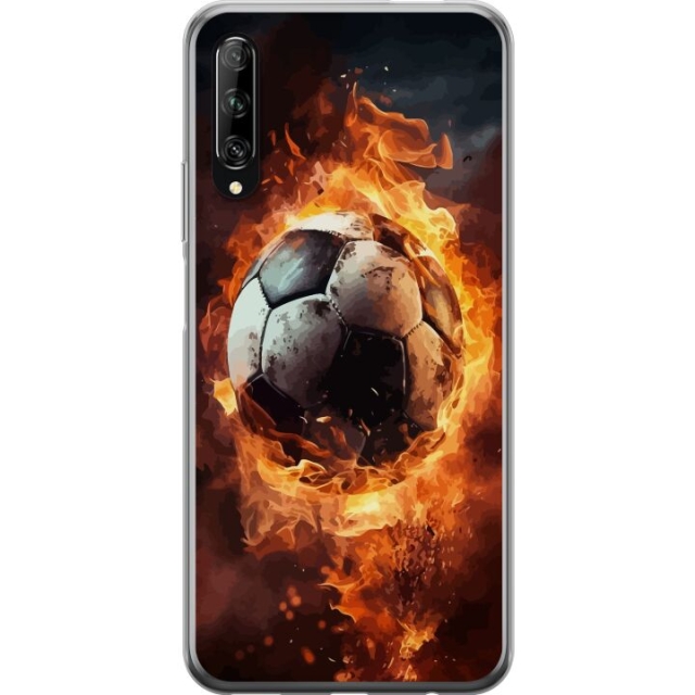 Mobildeksel til Huawei P smart Pro 2019 med Fotball motiv