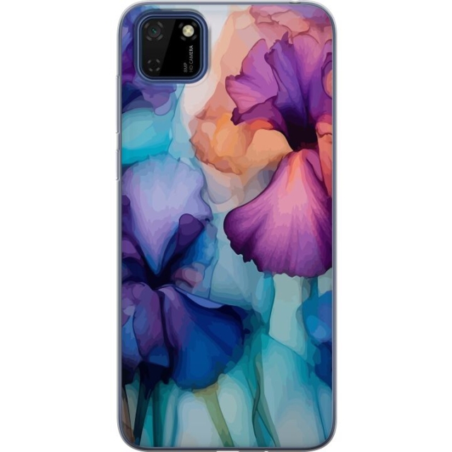 Mobildeksel til Huawei Y5p med Magiske blomster motiv