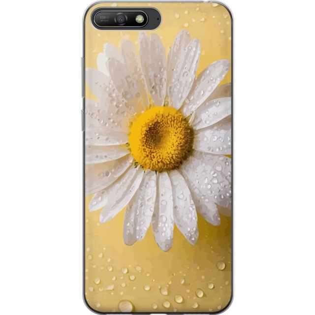 Mobildeksel til Huawei Y6 (2018) med Porselensblomst motiv