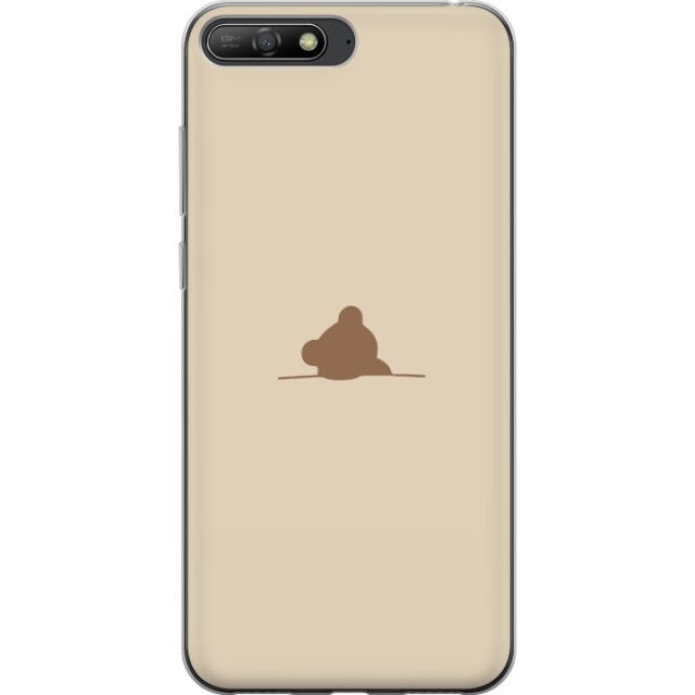 Mobildeksel til Huawei Y6 (2018) med Nalle motiv