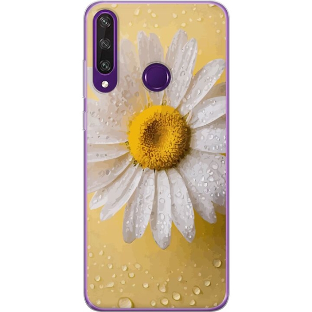 Mobildeksel til Huawei Y6p med Porselensblomst motiv