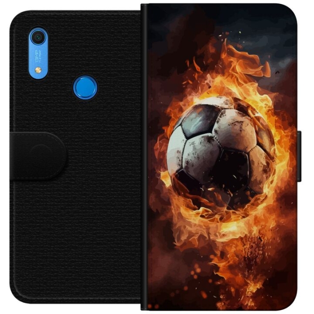 Lommeboketui til Huawei Y6s (2019) med Fotball motiv