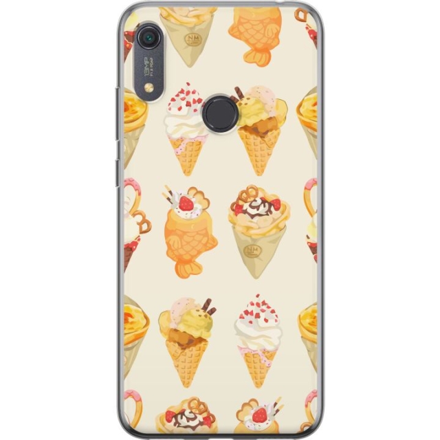 Mobildeksel til Huawei Y6s (2019) med Glassig motiv