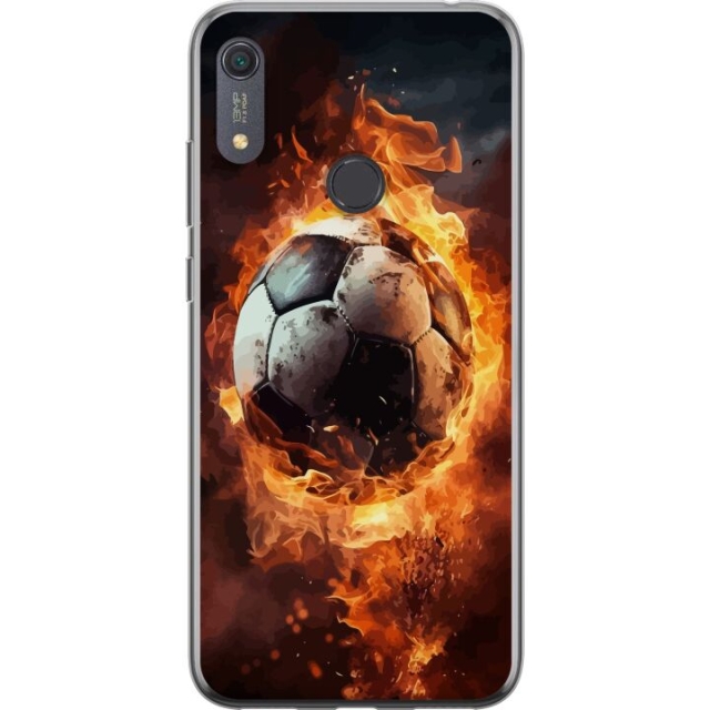 Mobildeksel til Huawei Y6s (2019) med Fotball motiv