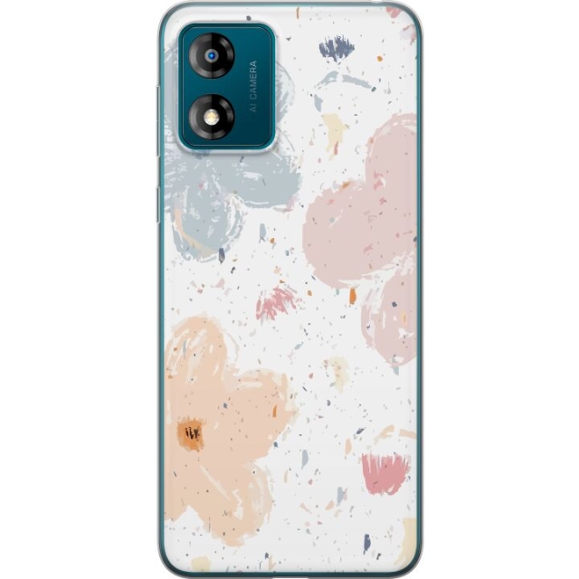 Mobildeksel til Motorola Moto E13 med Blomster motiv