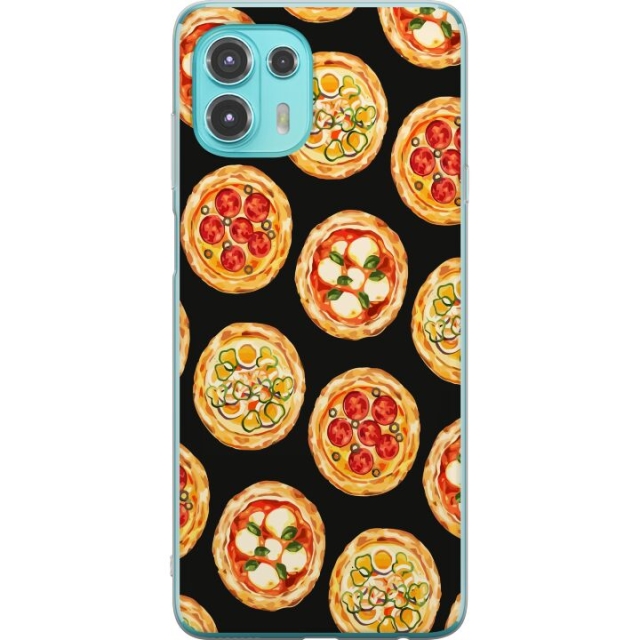 Mobildeksel til Motorola Edge 20 Lite med Pizza motiv