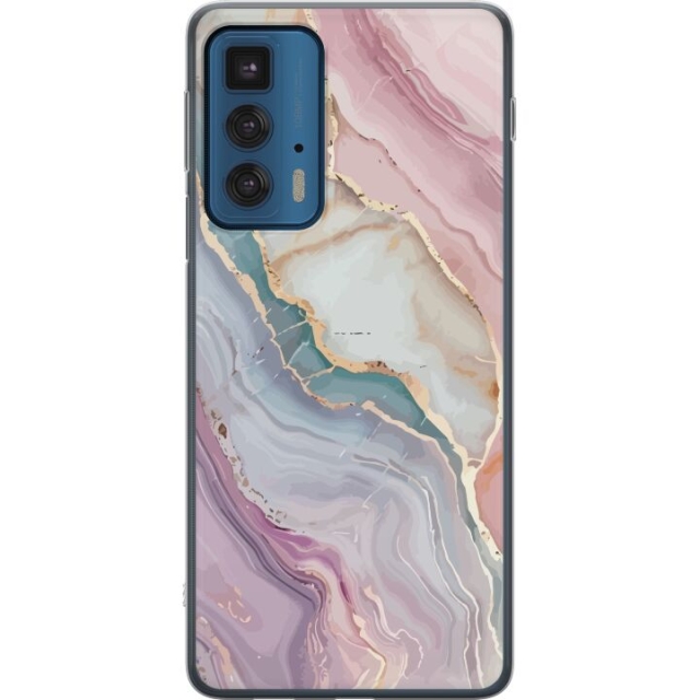 Mobildeksel til Motorola Edge 20 Pro med Marmor motiv
