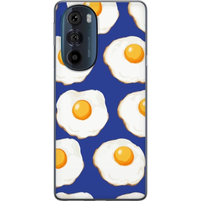 Mobildeksel til Motorola Edge 30 Pro med Stekte egg motiv