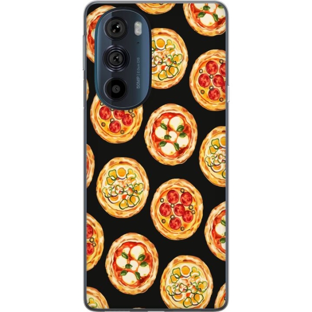 Mobildeksel til Motorola Edge 30 Pro med Pizza motiv