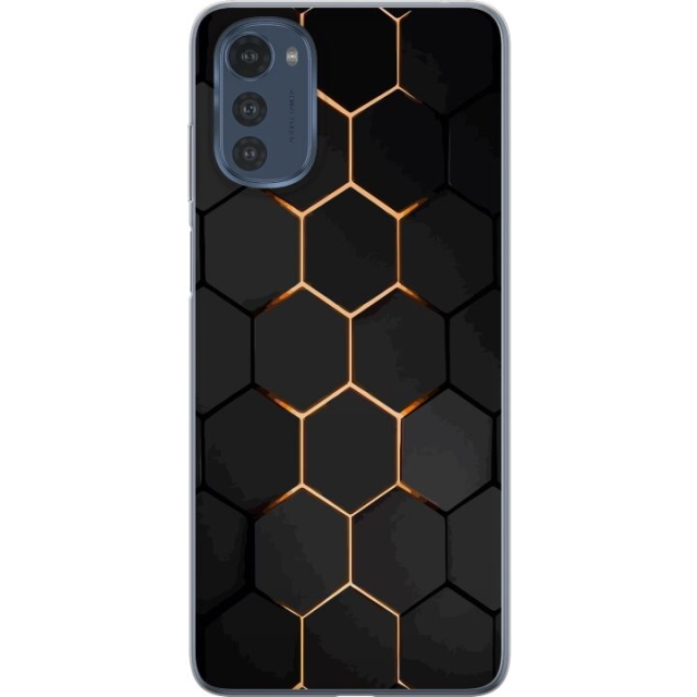 Mobildeksel til Motorola Moto E32s med Luksuriøst Mønster motiv