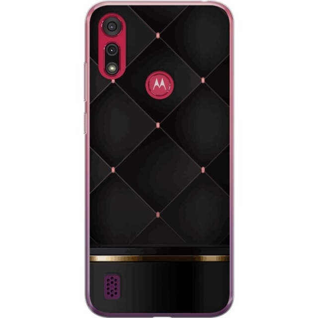 Mobildeksel til Motorola Moto E6s (2020) med Luksuslinje motiv